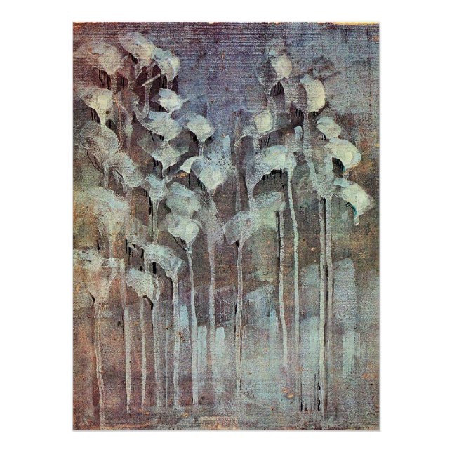 Póster Ciurlionis - Invierno (VI), (Anverso)