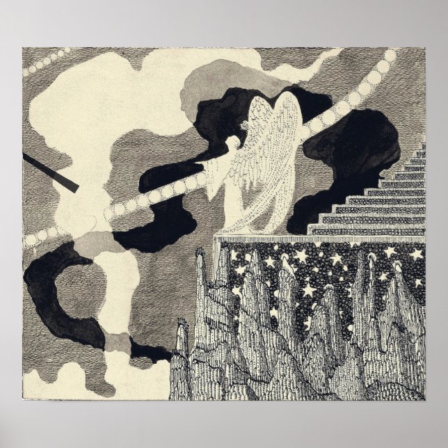 Póster Ciurlionis - La Ofrenda III 1908 (Frente)