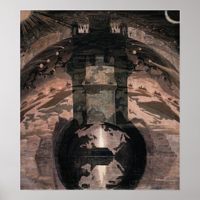 Póster Ciurlionis - Rex 1909 (Frente)