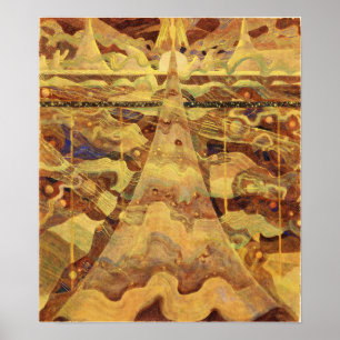 Póster Ciurlionis - Sonata No 6 El Allegro De Las Estrell