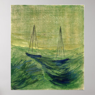 Póster Ciurlionis - Sun Pasa Libra 1906