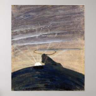 Póster Ciurlionis - Sun Pasa Tauro 1906
