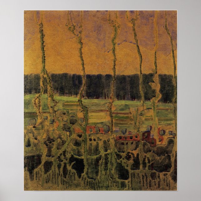 Póster Ciurlionis - Verano I 1907 (Frente)