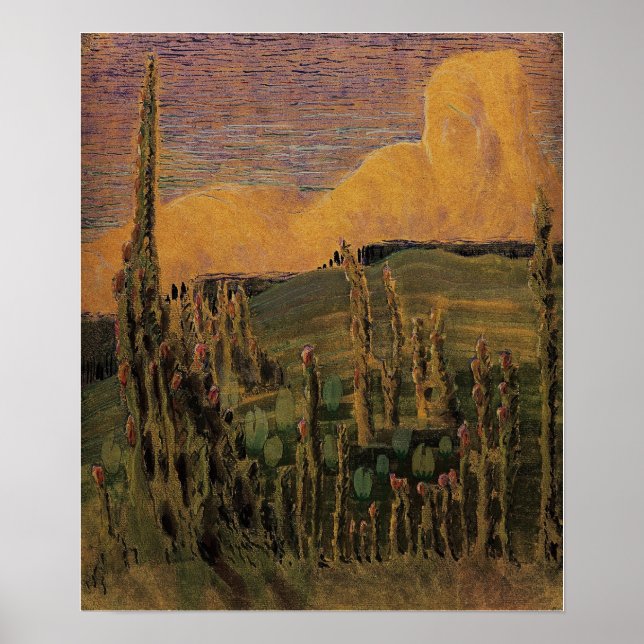 Póster Ciurlionis - Verano III 1907 (Frente)