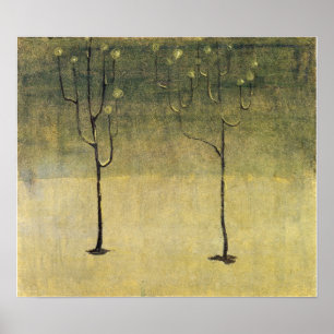 Póster Ciurlionis - Winter Motif 1907