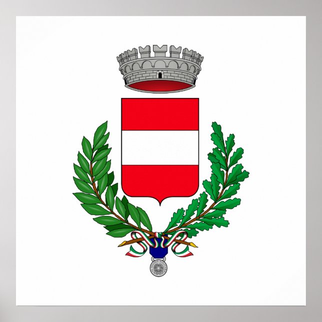 Póster Cividale del Friuli Stemma, Italia (Frente)