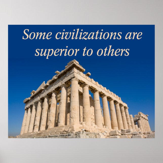 Póster Civilización occidental (Frente)