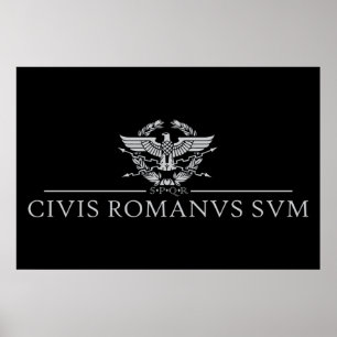 Póster Civis Romanus Sum (CIVIS ROMANVS SVM)