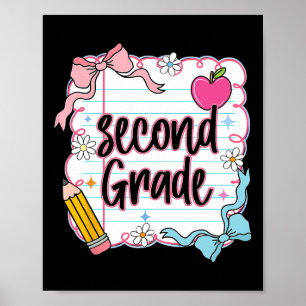 Póster Ck Para La Escuela Coqueta Preppy Segundo Grado Pr