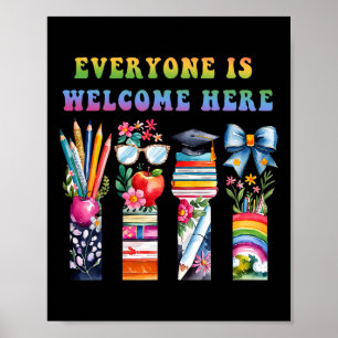 Póster Ck To School Todos Son Bienvenidos Aquí Para El Pr