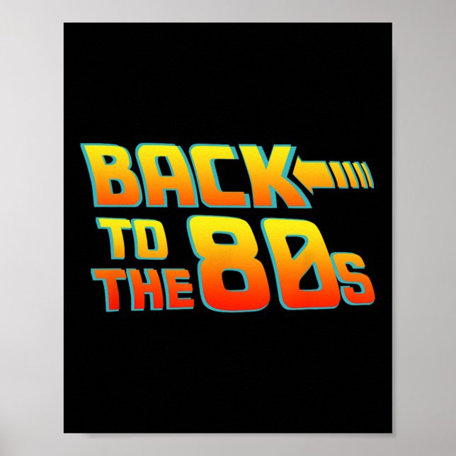 Póster Ck To The 80s - Costume Funny Vestido Fiesta Idea  (Frente)