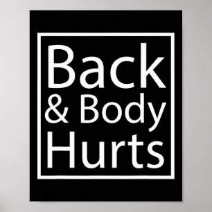 Póster Ck y el cuerpo duele, relajación yóguica genial, a