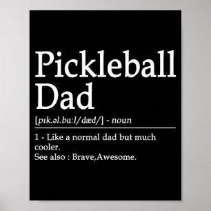 Póster Ckleball Divertido Ckleball Papá Cita Definición P