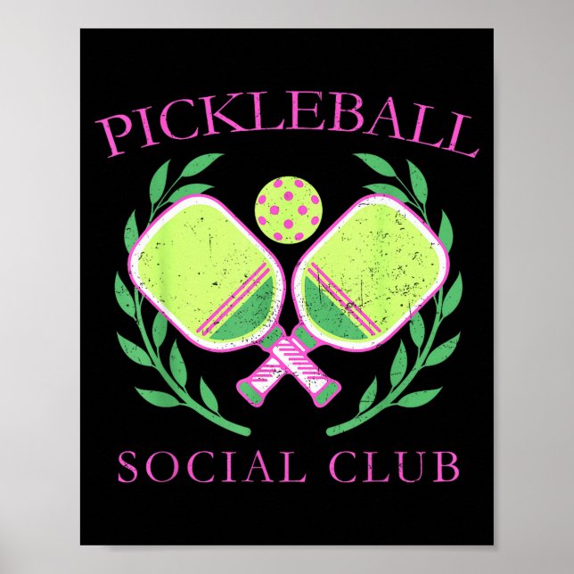 Póster Ckleball Social Club Enthusiasts _ Fun Srt Lovers  (Frente)