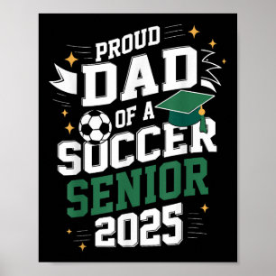 Póster Cl De 2025 Senior Soccer Graduate