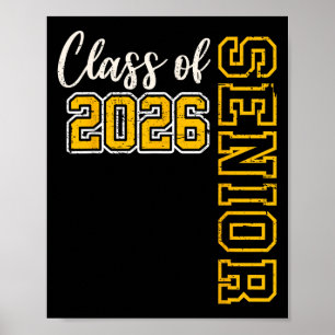 Póster Cl De 2026 Graduación De Secundaria De 26 Años De 