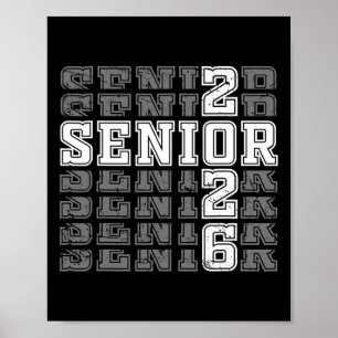 Póster Cl de 2026 Senior 2026 Regreso a la Escuela 2026 G