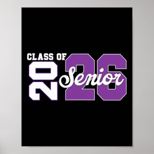 Póster Cl de 2026 Senior 2026 Regreso a la Escuela 2026 y