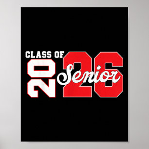 Póster Cl De 2026 Senior 2026 Volver A La Escuela 2026 &a