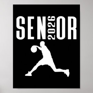 Póster Cl De 2026 Senior Sports Tema Sketll Player Grap