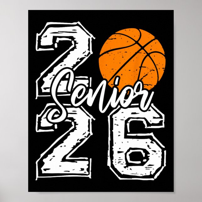 Póster Cl De 2026 Sketll Senior 2026 Ck To School Funny (Frente)