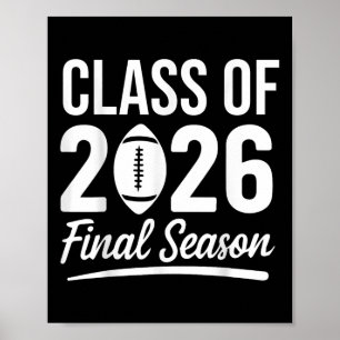 Póster Cl de 2026 Última Temporada Senior 2026 Fútbol Gra