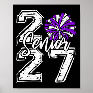 Póster Cl de 2027 Animo Púrpura Senior 2027 Ck a la Escue