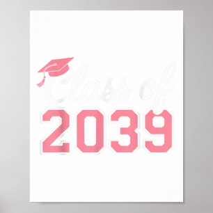 Póster Cl De 20 Crecer Conmigo Kindergarten Coquette Rosa