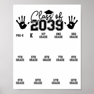 Póster Cl De 20 Crecer Conmigo Prek 12º Graduado 20 Gradu
