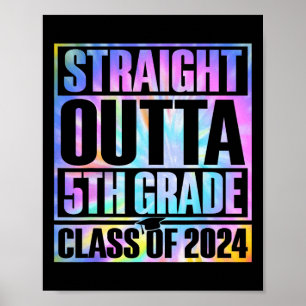 Póster Cl De Graduación De 5º Grado De 2024