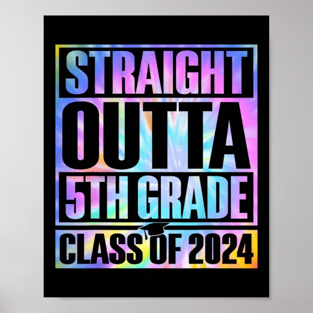 Póster Cl De Graduación De 5º Grado De 2024 (Frente)