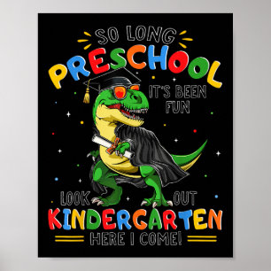 Póster Cl De Graduación Preescolar 2025 Dinosaur K