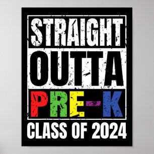 Póster Cl De Graduación Preescolar De 2024 En La Parte Su