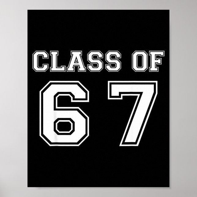 Póster Cl Of Six Seven Meme 6 7 Gen Alpha  (Frente)