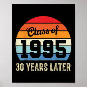 Póster Cl Promoción De 1995 30 Años Después Reunión 30º G