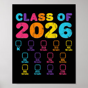 Póster Cl Retro De 2026 Espacio Para Calificar Verificaci
