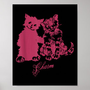 Póster Clairo Dice Un Gato Encantador Dibujo Mejores Amig