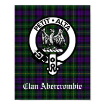 Clan Abercrombie Escudo Badge & Tartán
