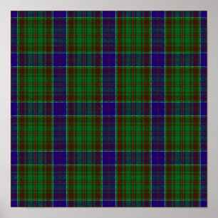 Póster Clan Adams Tartan - Descarga digital