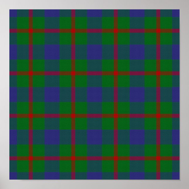 Póster Clan Agnew Tartan - Descarga digital (Frente)
