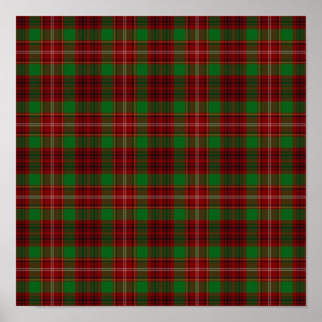 Póster Clan Ainslie Tartan - Descarga digital (Frente)
