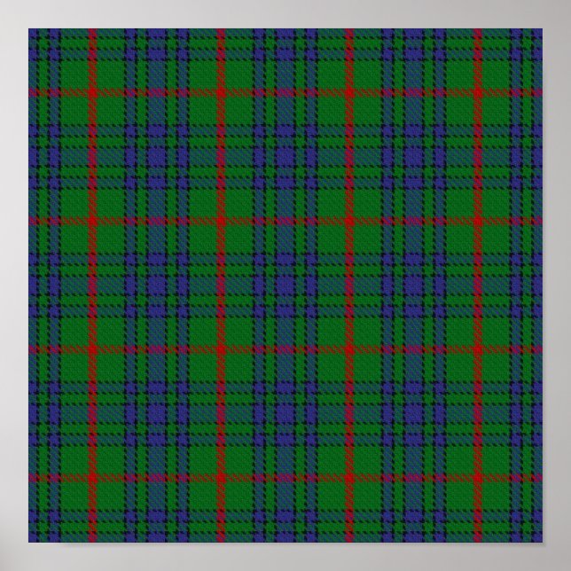 Póster Clan Aiton Tartan - Descarga digital (Frente)