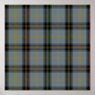 Póster Clan Bell Tartan - Descarga digital