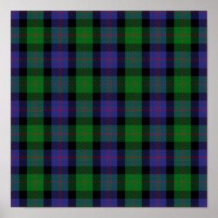 Póster Clan Blair Tartan - Descarga digital