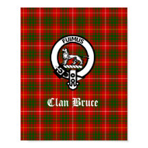 Clan Bruce Escudo Badge & Tartan