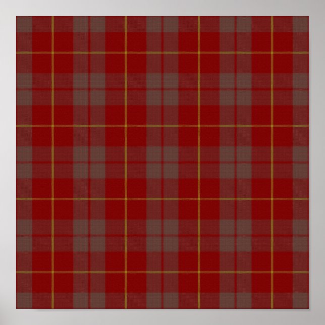 Póster Clan Bryce Tartan - Descarga digital (Frente)