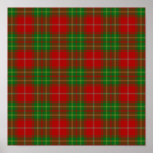 Póster Clan Burnett Tartan - Descarga digital