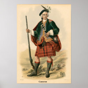 Póster Clan Cameron