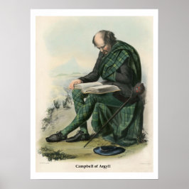 Póster Clan Campbell de Argyll