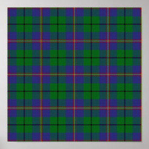 Póster Clan Carmichael Tartan - Descarga digital